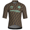 Maglia da ciclismo Motion Olive a maniche corte, vestibilità da gara.