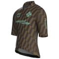 Maglia da ciclismo Motion Olive a maniche corte, vestibilità da gara.