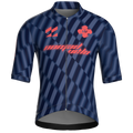 Maglia da ciclismo Motion Navy a maniche corte, vestibilità da gara.