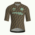 Maglia da ciclismo Motion Olive a maniche corte, vestibilità da gara.