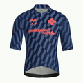 Maglia da ciclismo Motion Navy a maniche corte, vestibilità da gara.