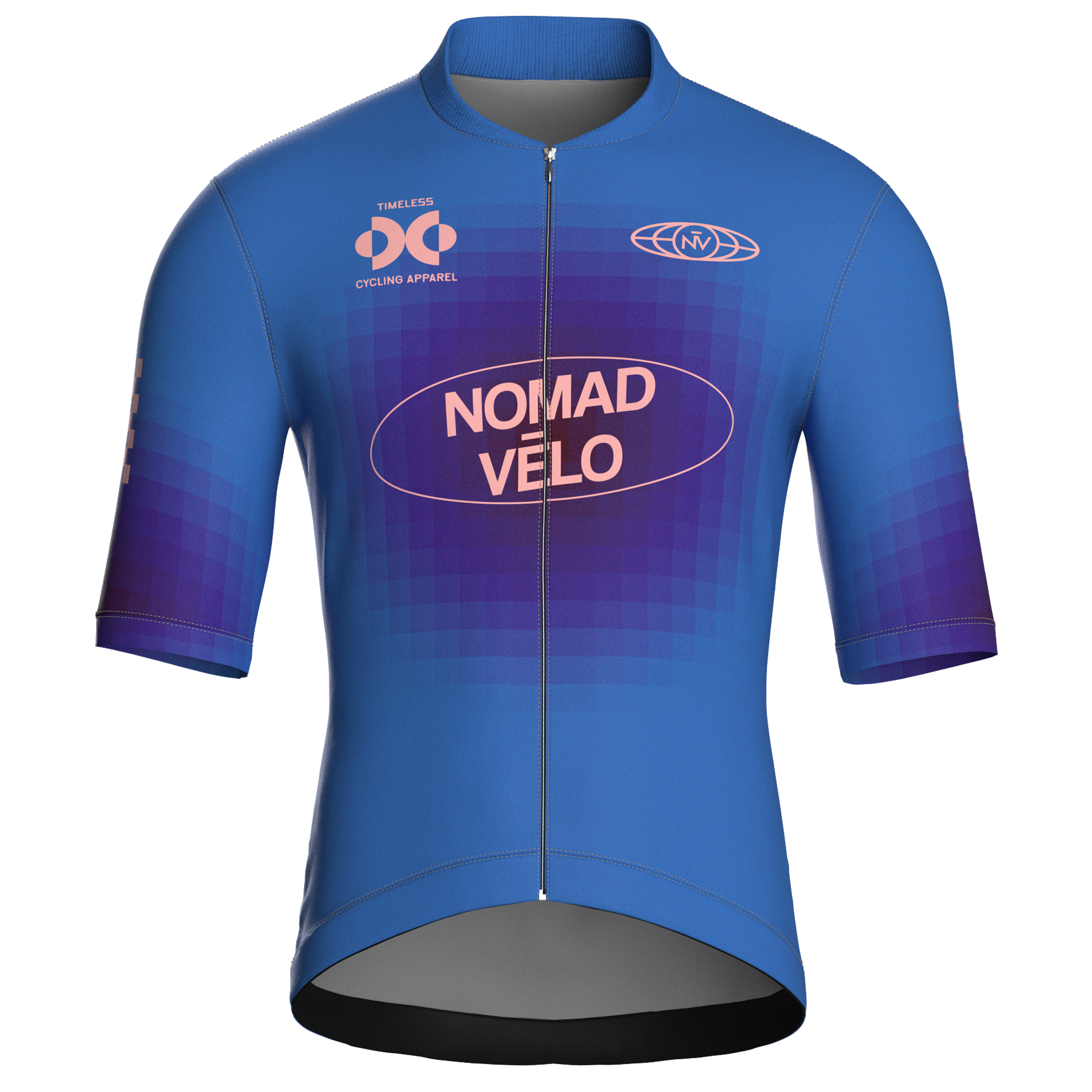 Maglia da ciclismo Pixel Cobalt a maniche corte, vestibilità da gara