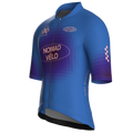 Maglia da ciclismo Pixel Cobalt a maniche corte, vestibilità da gara