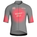 Maglia da ciclismo Pixel Grey a maniche corte, vestibilità da gara