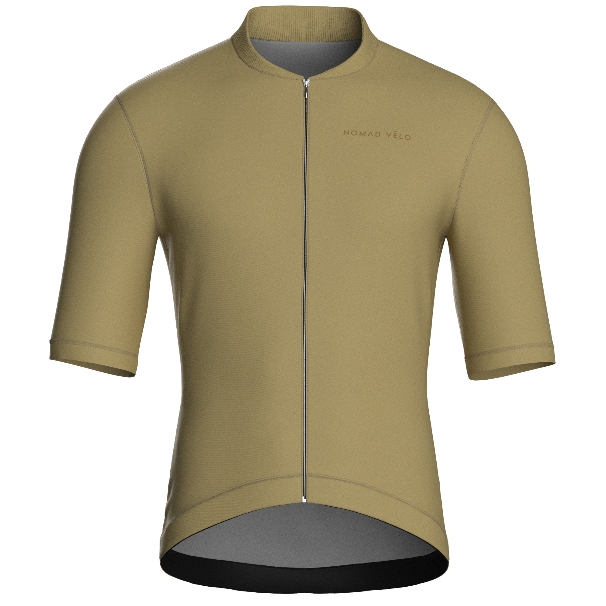 Maglia da ciclismo Pure Khaki a maniche corte, vestibilità da gara
