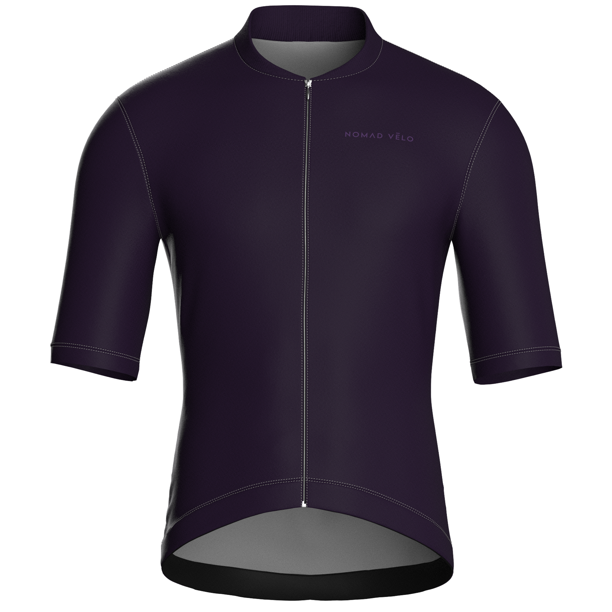 Maglia da ciclismo Pure Purple a maniche corte, vestibilità da gara.