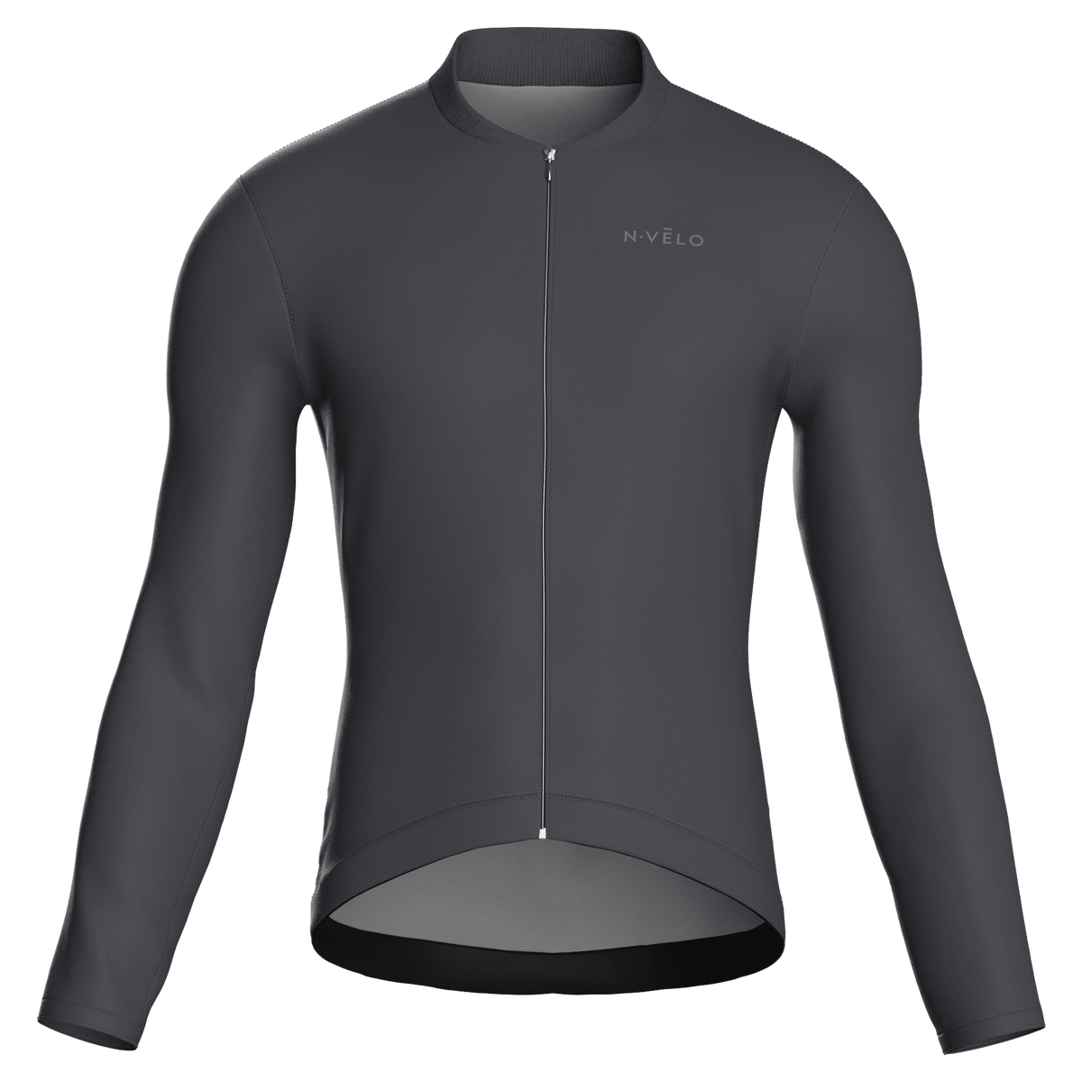 Maglia da ciclismo Pure Graphite a maniche lunghe, vestibilità da gara