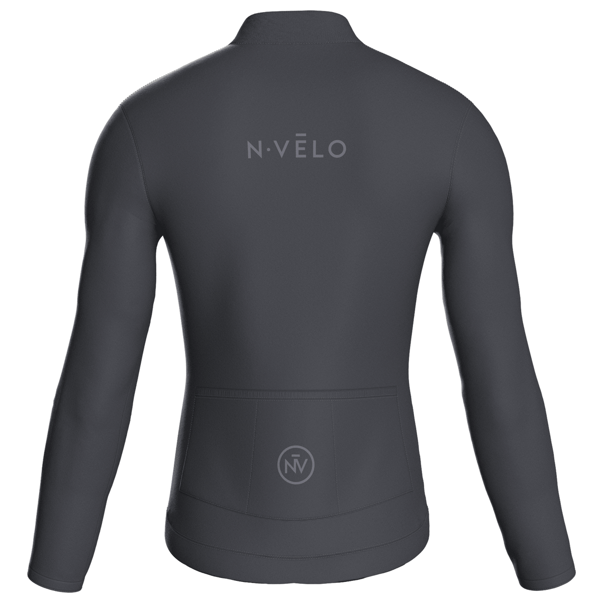Maglia da ciclismo Pure Graphite a maniche lunghe, vestibilità da gara