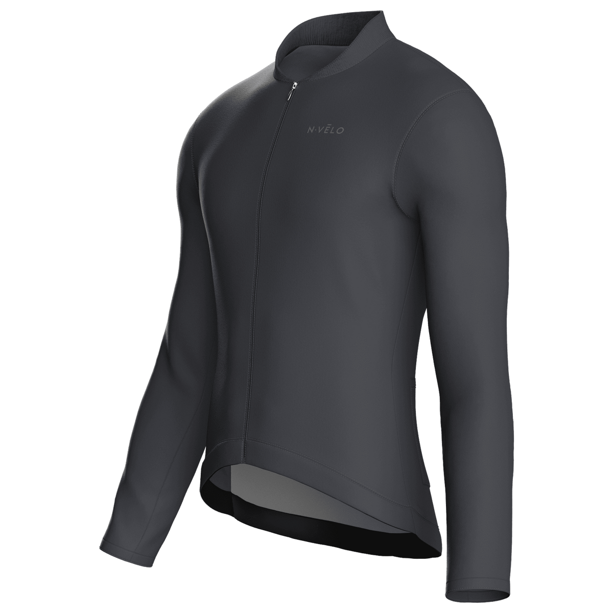 Maglia da ciclismo Pure Graphite a maniche lunghe, vestibilità da gara