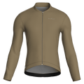 Maglia da ciclismo a maniche lunghe Pure Khaki – vestibilità da gara