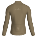 Maglia da ciclismo a maniche lunghe Pure Khaki – vestibilità da gara