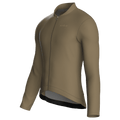Maglia da ciclismo a maniche lunghe Pure Khaki – vestibilità da gara
