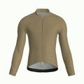 Maglia da ciclismo a maniche lunghe Pure Khaki – vestibilità da gara