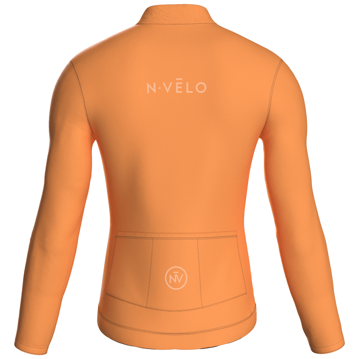 Maglia da ciclismo a maniche lunghe Pure Orange, vestibilità da gara