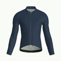 Maglia da ciclismo a maniche lunghe Pure Navy, vestibilità da gara
