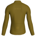 Maglia da ciclismo PureMustard a maniche lunghe, vestibilità da gara