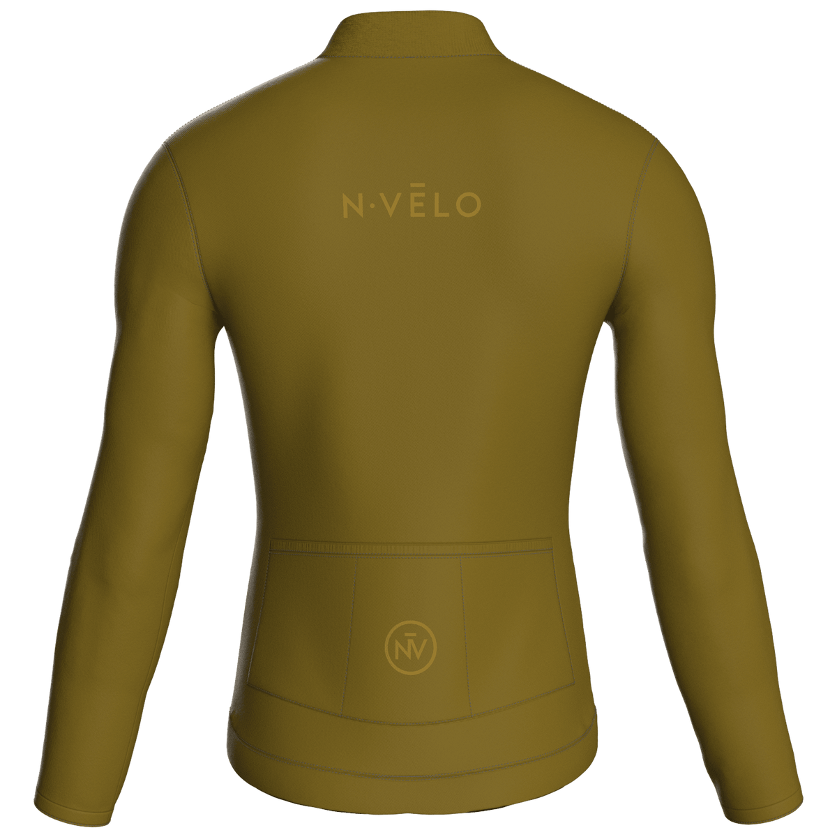 Maglia da ciclismo PureMustard a maniche lunghe, vestibilità da gara