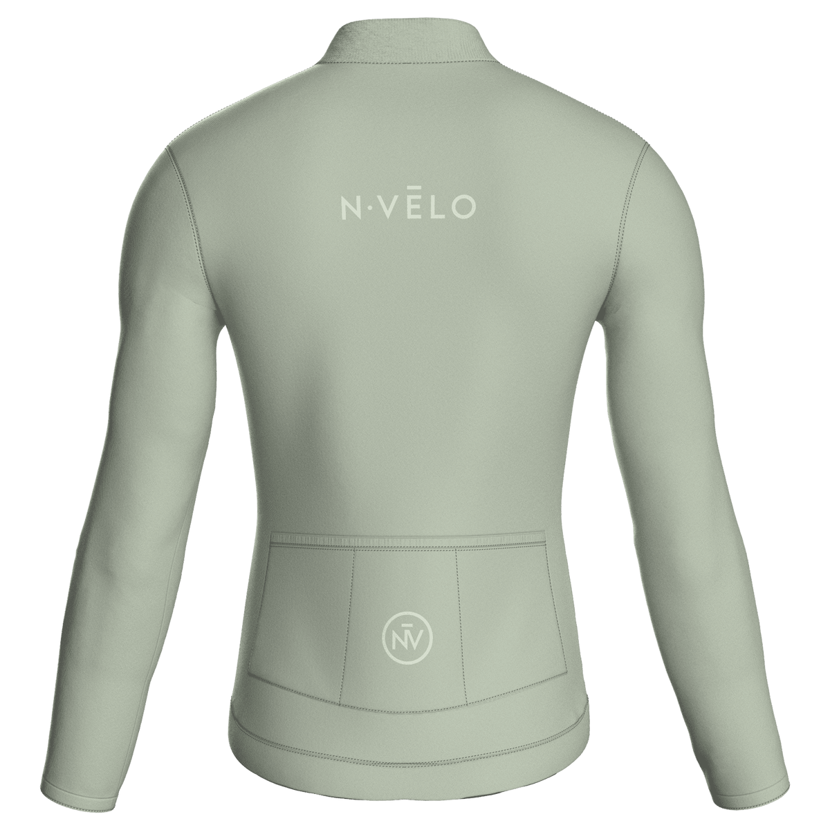 Maglia da ciclismo Pure Sage a maniche lunghe, vestibilità da gara