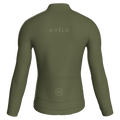 Maglia da ciclismo Pure Olive a maniche lunghe, vestibilità da gara