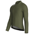 Maglia da ciclismo Pure Olive a maniche lunghe, vestibilità da gara