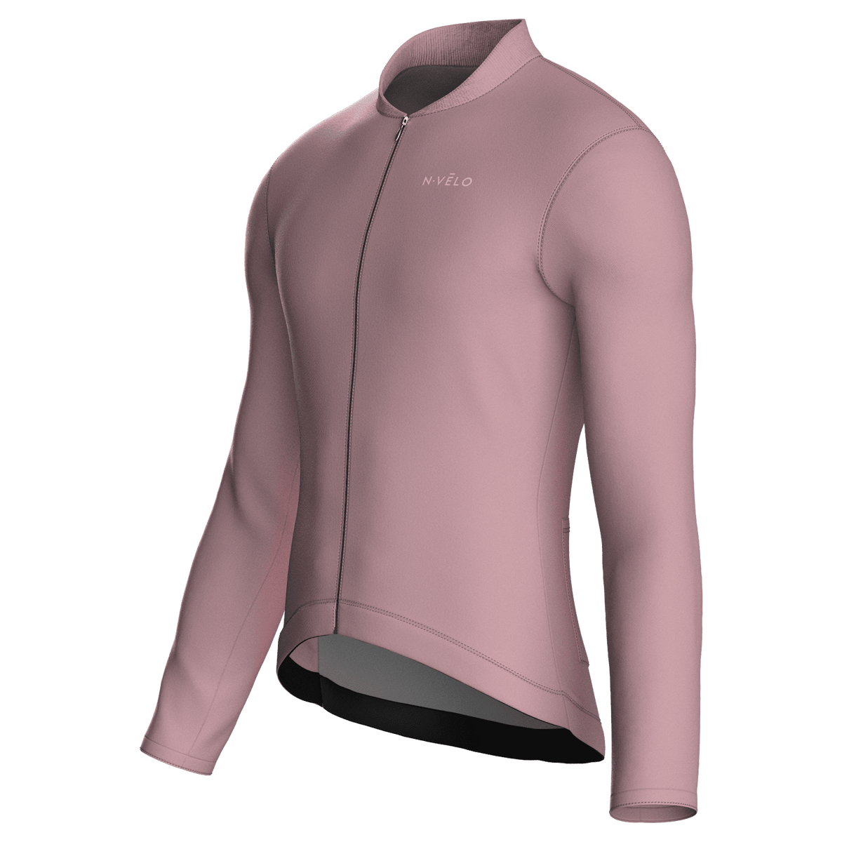 Maglia da ciclismo Pure Mauve a maniche lunghe, vestibilità da gara