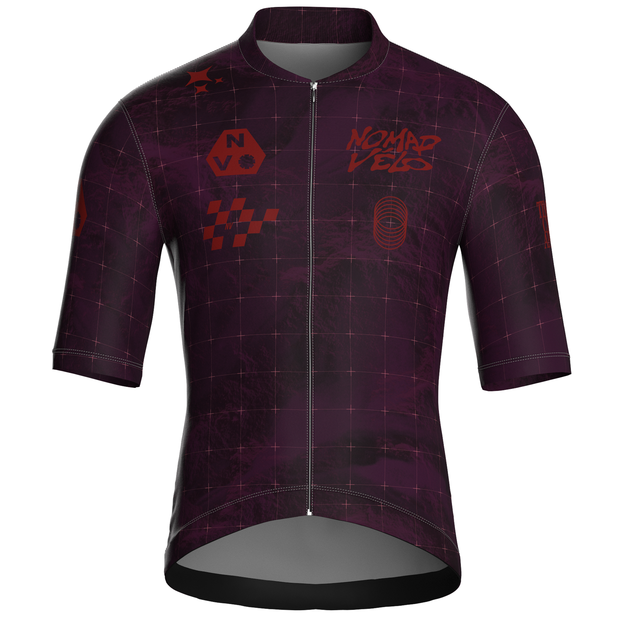 Maglia da ciclismo Legacy Plum a maniche corte, vestibilità da gara.