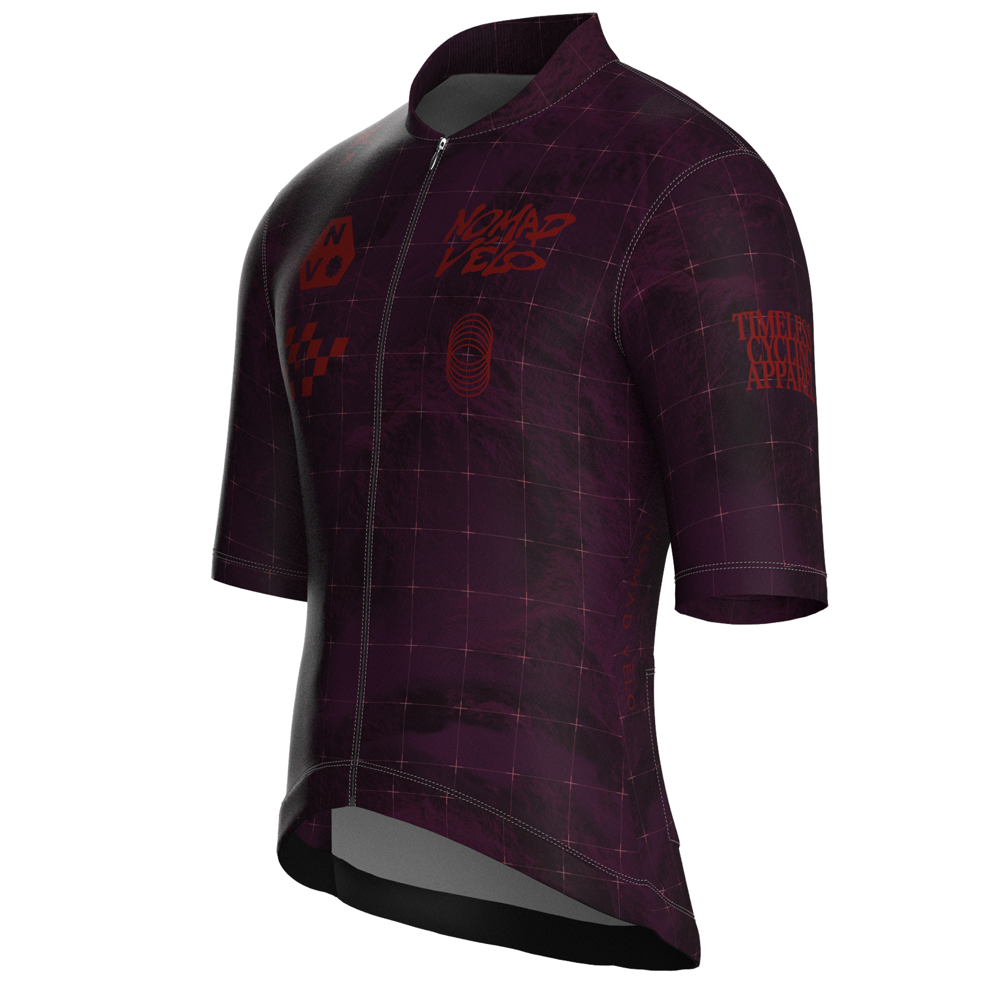 Maglia da ciclismo Legacy Plum a maniche corte, vestibilità da gara.