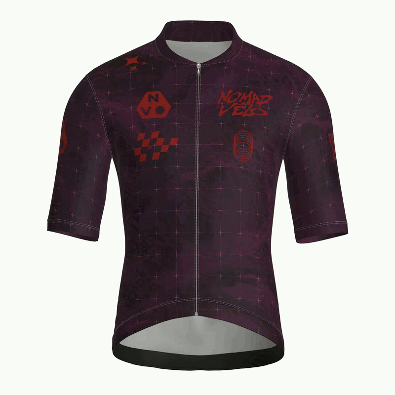 Maglia da ciclismo Legacy Plum a maniche corte, vestibilità da gara.