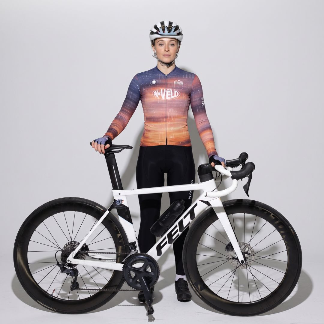 Maglia da ciclismo Lumen Dusk a maniche lunghe, vestibilità da gara