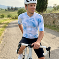 Maglia da ciclismo Aura Sky a maniche corte, vestibilità da gara.