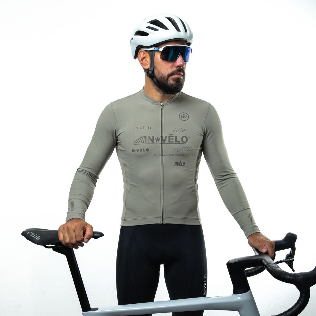 Maglia a maniche lunghe Element Grey | Nomad Vélo