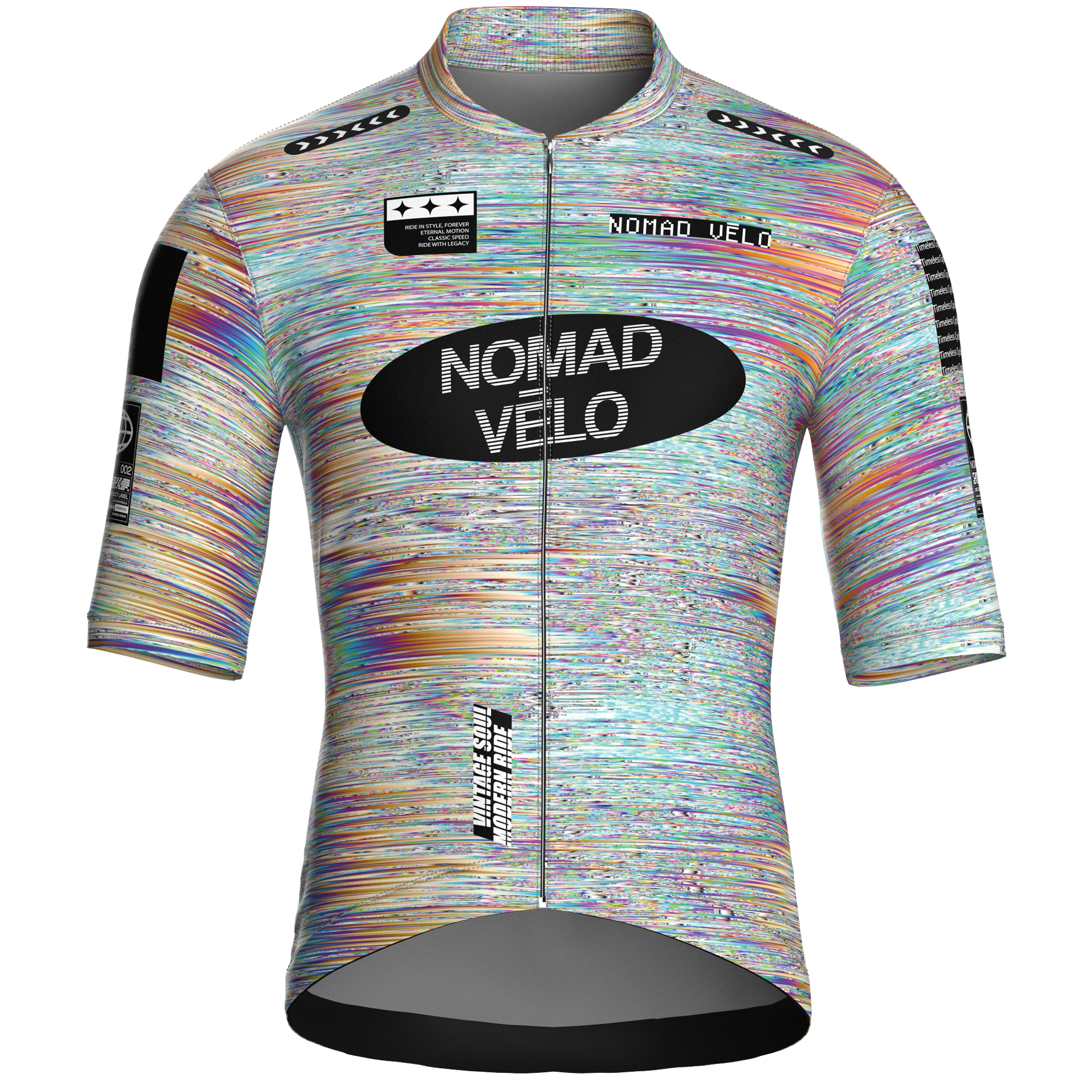 Maglia da ciclismo Prism Silver a maniche corte, vestibilità da gara.