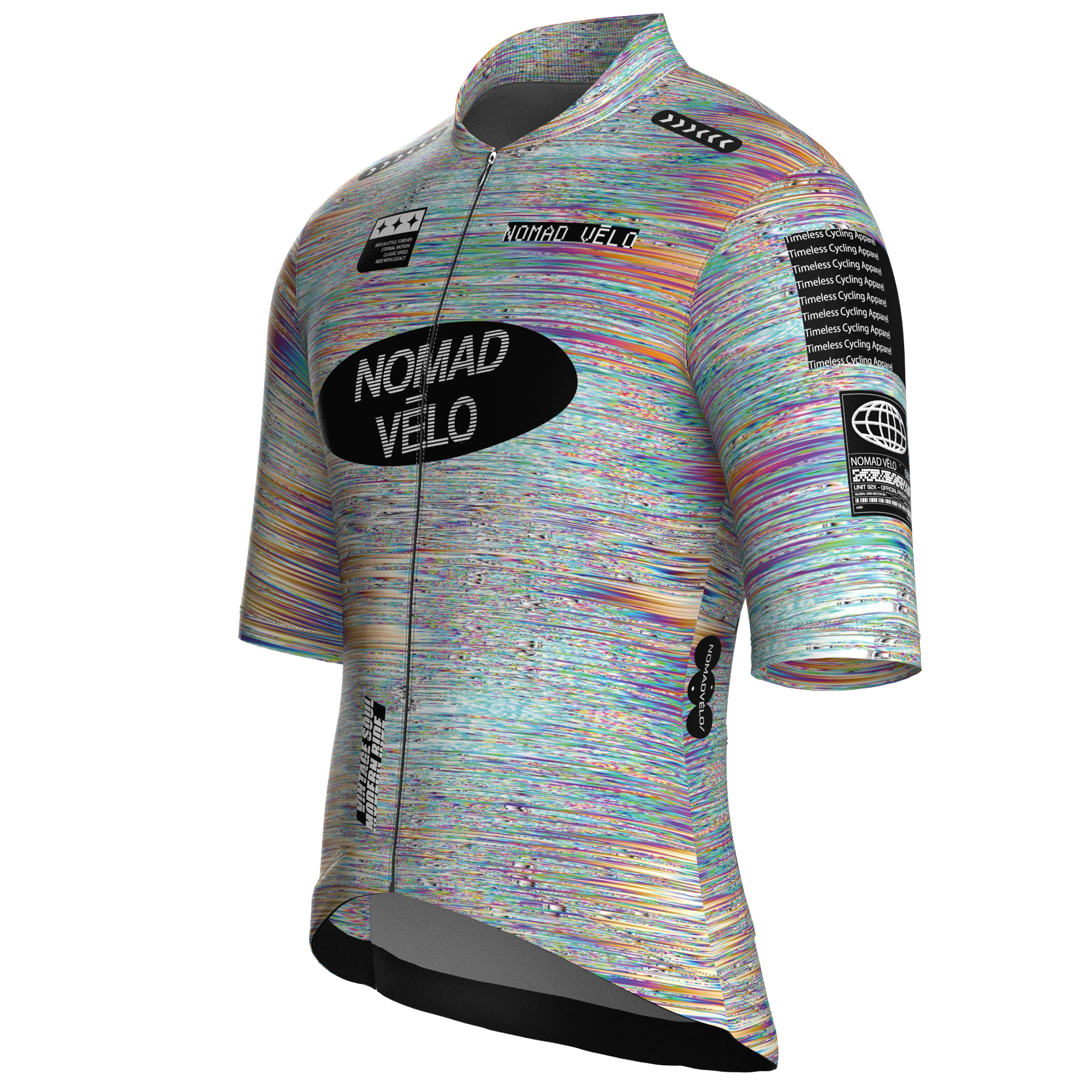 Maglia da ciclismo Prism Silver a maniche corte, vestibilità da gara.