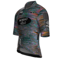 Maglia da ciclismo Prism Black a maniche corte, vestibilità da gara.