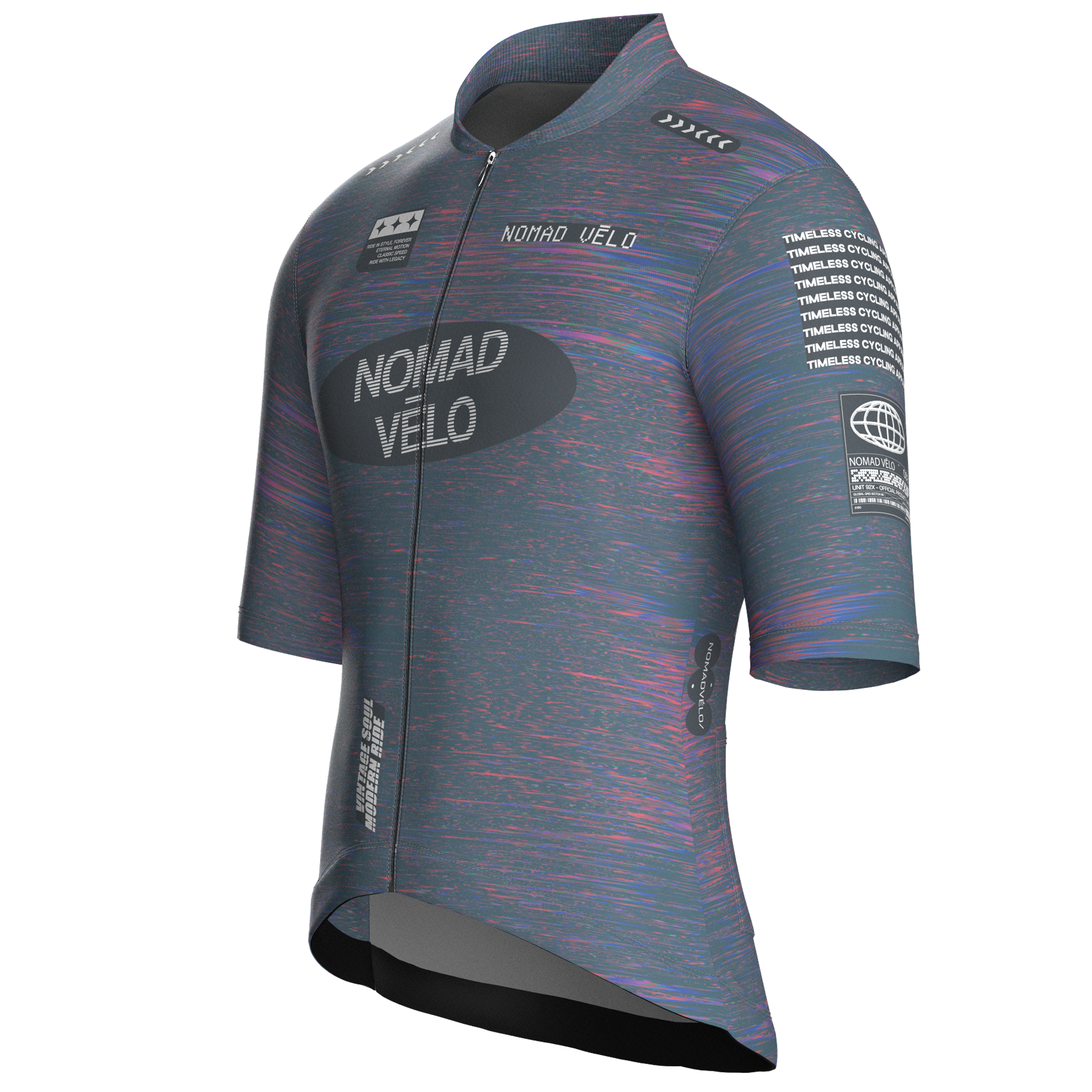 Maglia da ciclismo Prism Slate a maniche corte, vestibilità da gara.