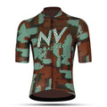 Maglia da ciclismo Pro rossa a maniche corte, vestibilità slim, modello Techwave Aero | Nomad Vélo
