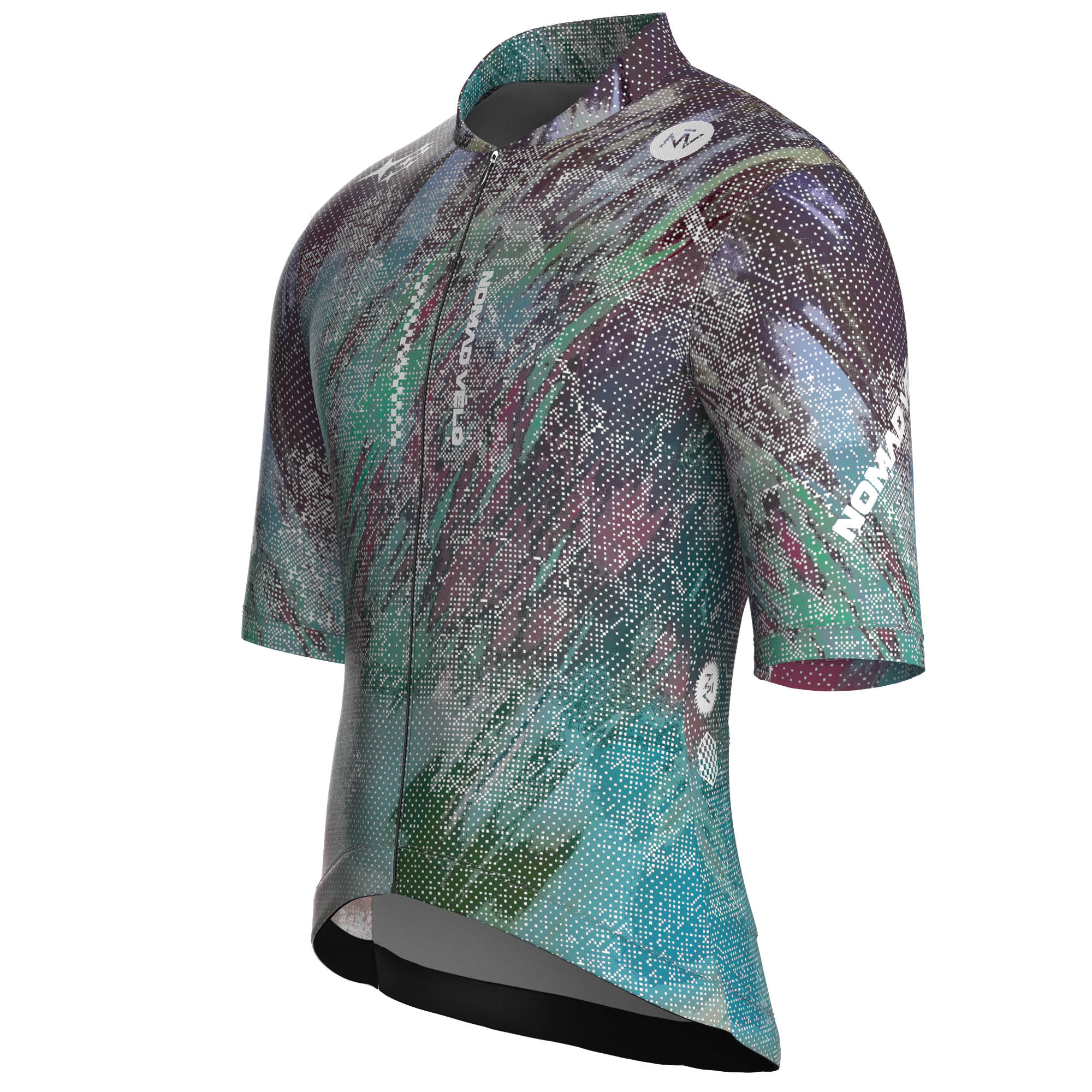 Maglia da ciclismo Stardust Nebula a maniche corte, vestibilità da gara