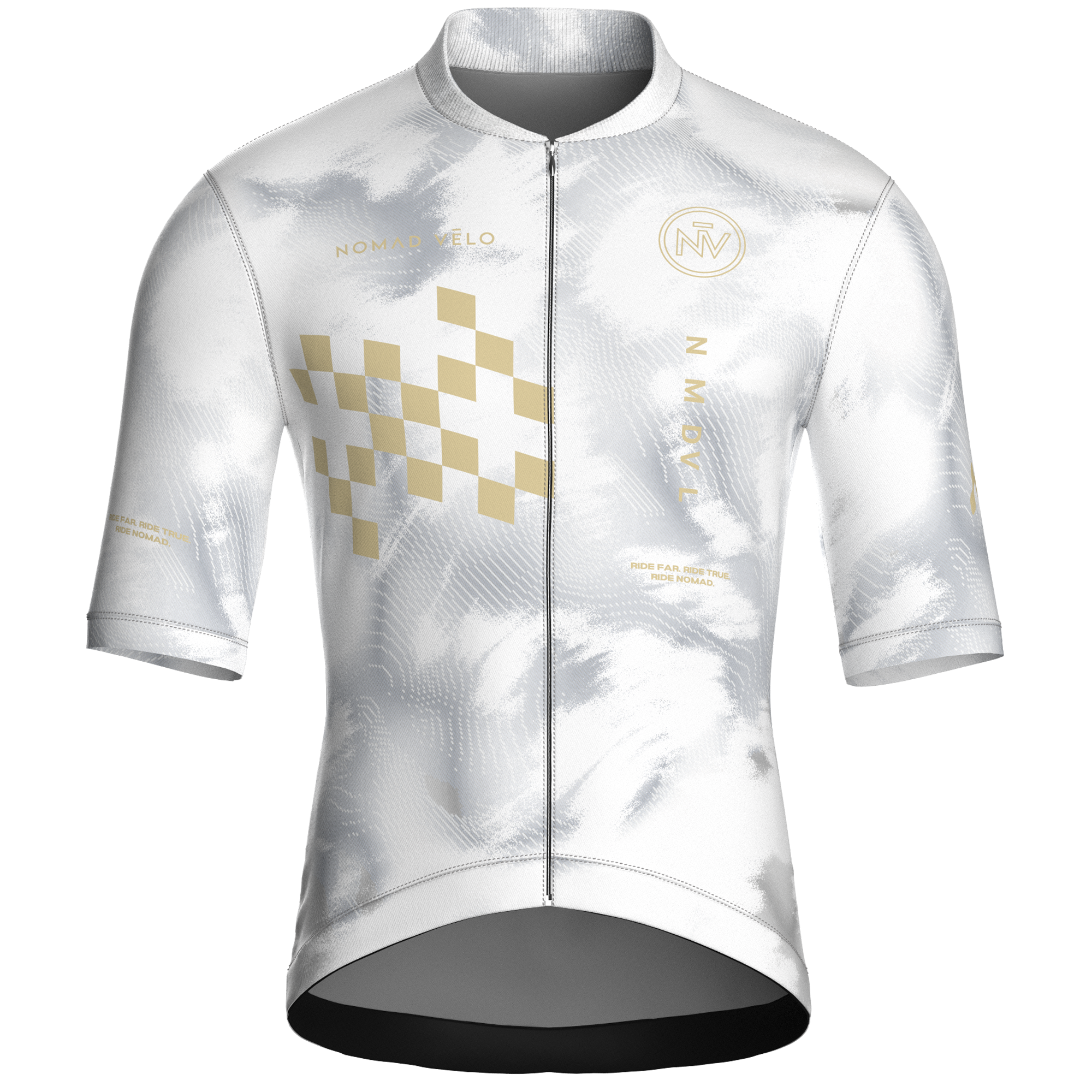 Maglia da ciclismo bianca Altitude – Maglia a maniche corte da gara