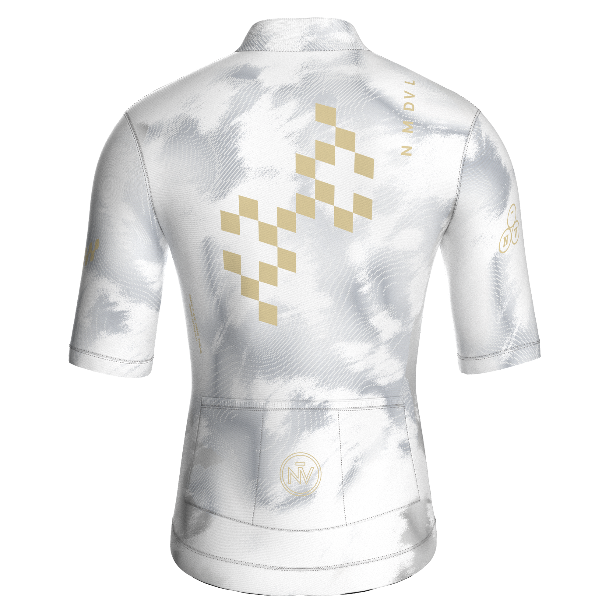 Maglia da ciclismo bianca Altitude – Maglia a maniche corte da gara