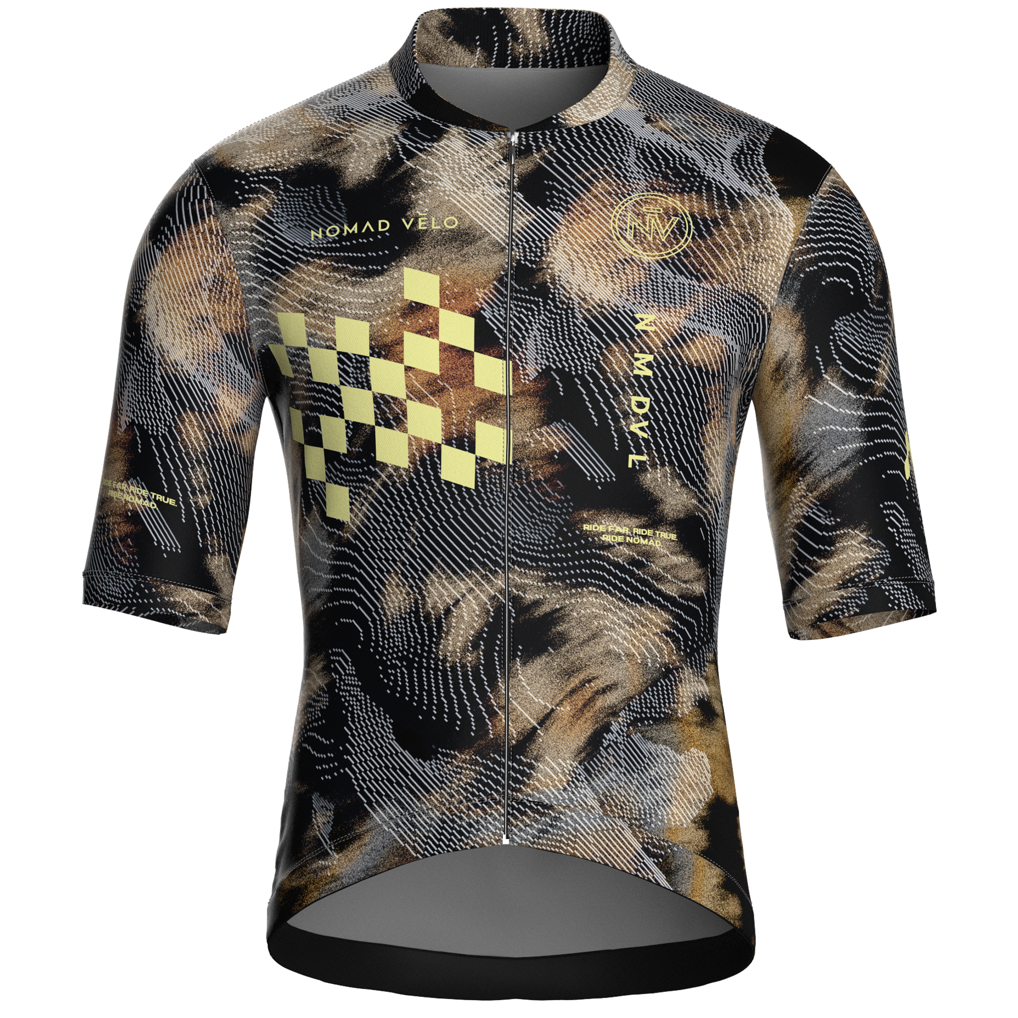 Maglia da ciclismo Altitude Leopard a maniche corte, vestibilità da gara