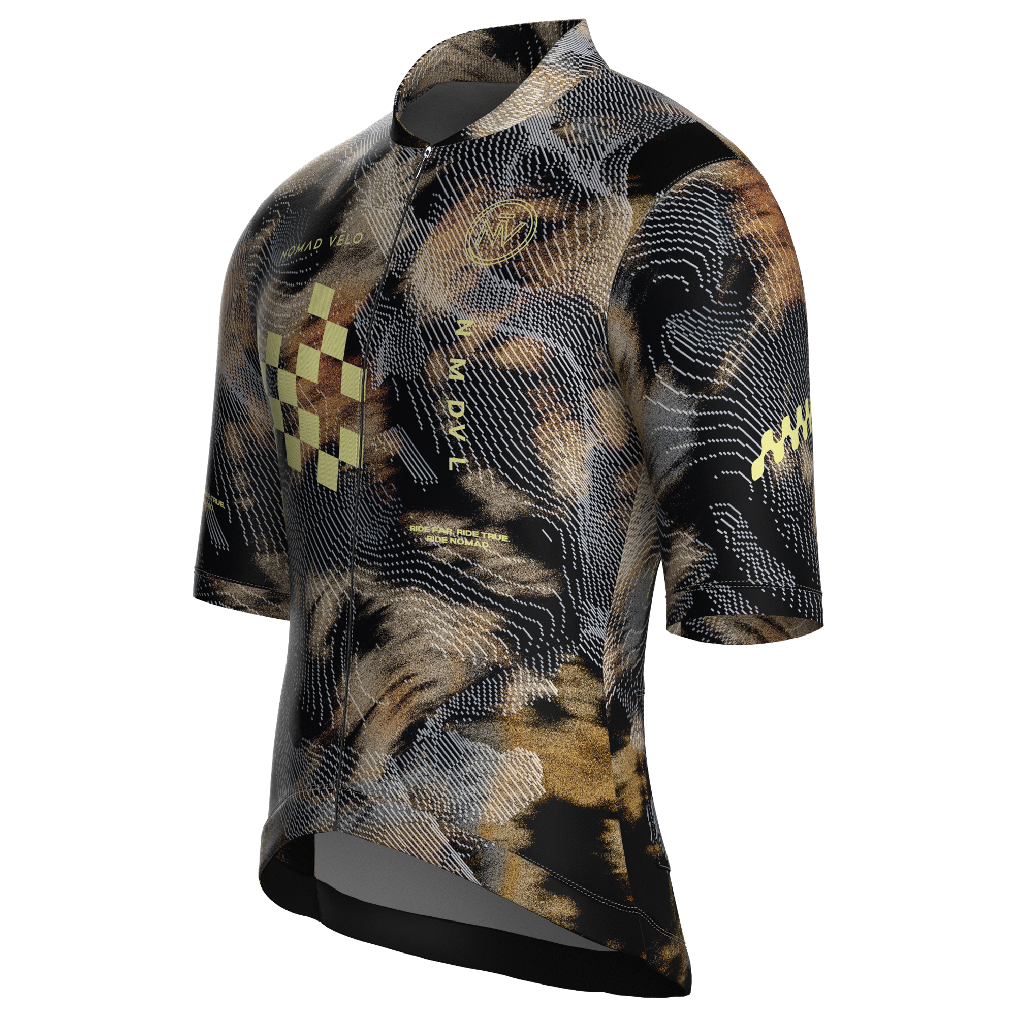 Maglia da ciclismo Altitude Leopard a maniche corte, vestibilità da gara