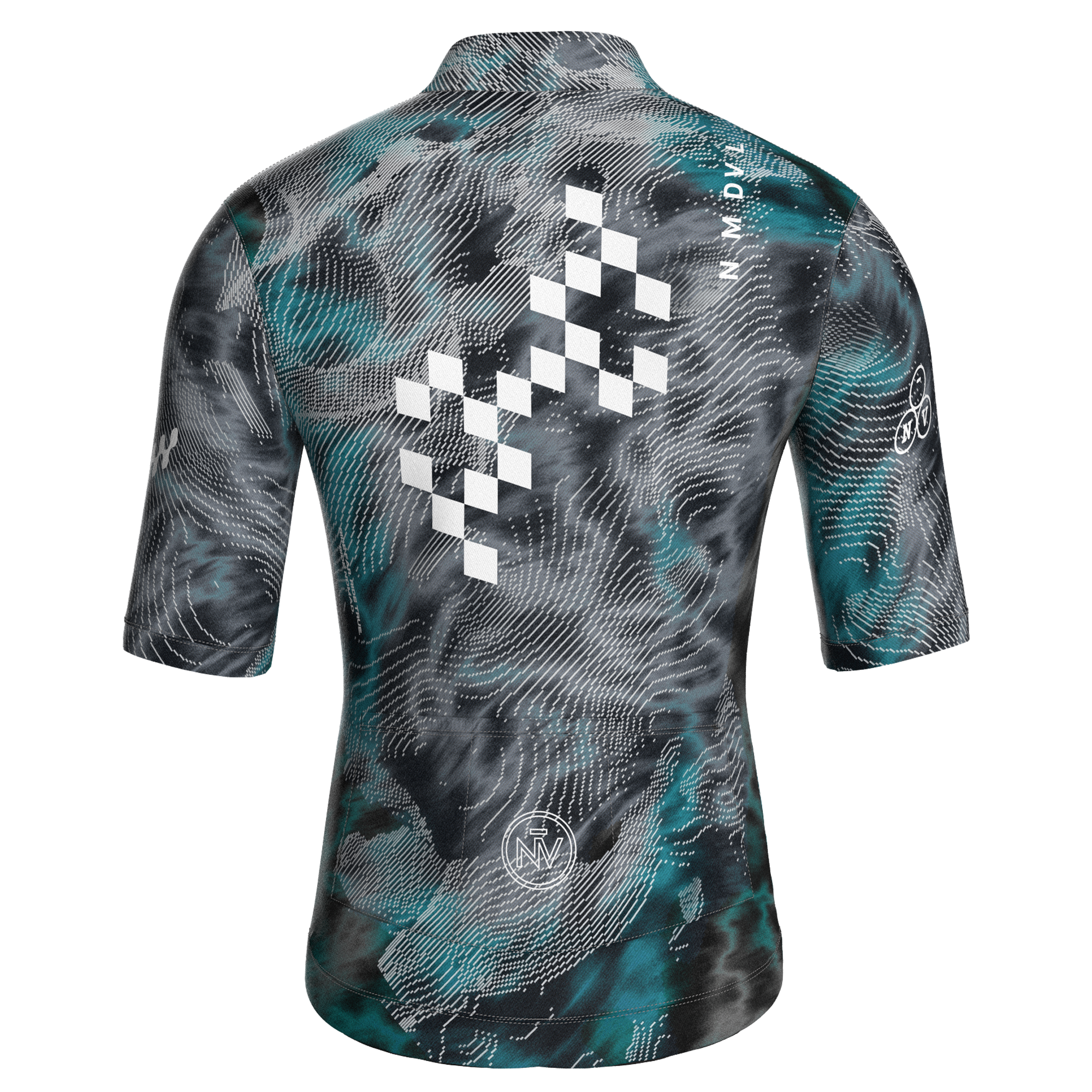 Maglia da ciclismo Altitude Teal – Manica corta, vestibilità da gara