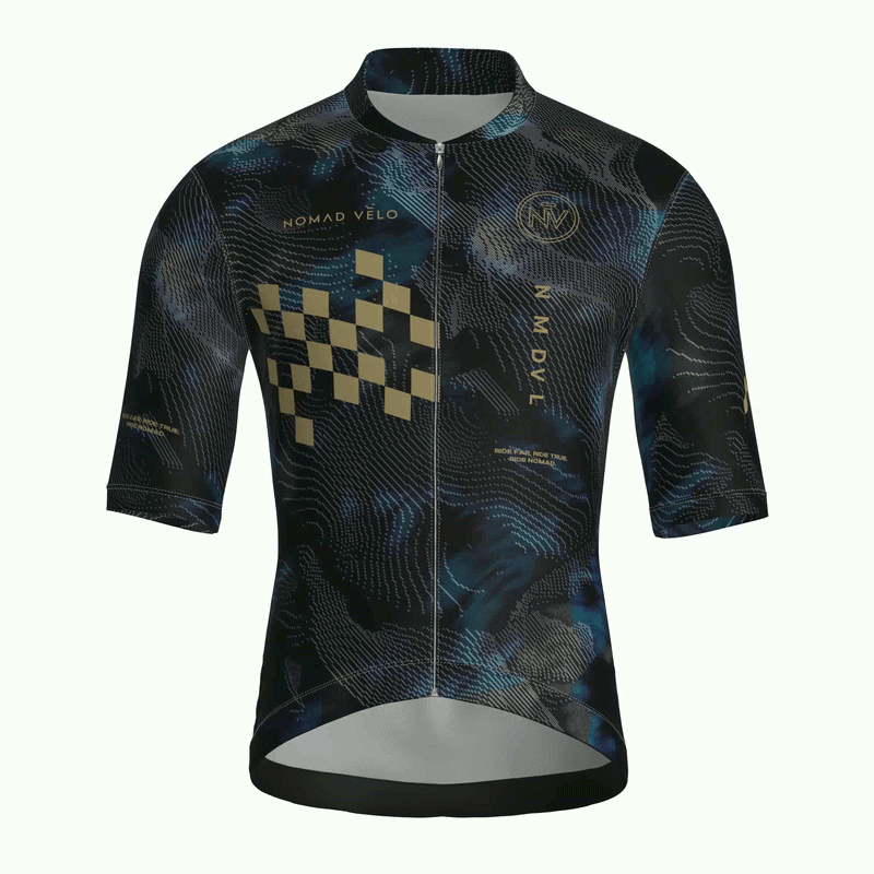 Maglia da ciclismo Altitude Abyss a maniche corte, vestibilità da gara
