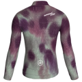 Maglia da ciclismo Blur Plum a maniche lunghe, vestibilità da gara