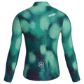 Maglia da ciclismo Blur Green a maniche lunghe, vestibilità da gara