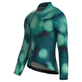 Maglia da ciclismo Blur Green a maniche lunghe, vestibilità da gara