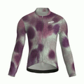 Maglia da ciclismo Blur Plum a maniche lunghe, vestibilità da gara