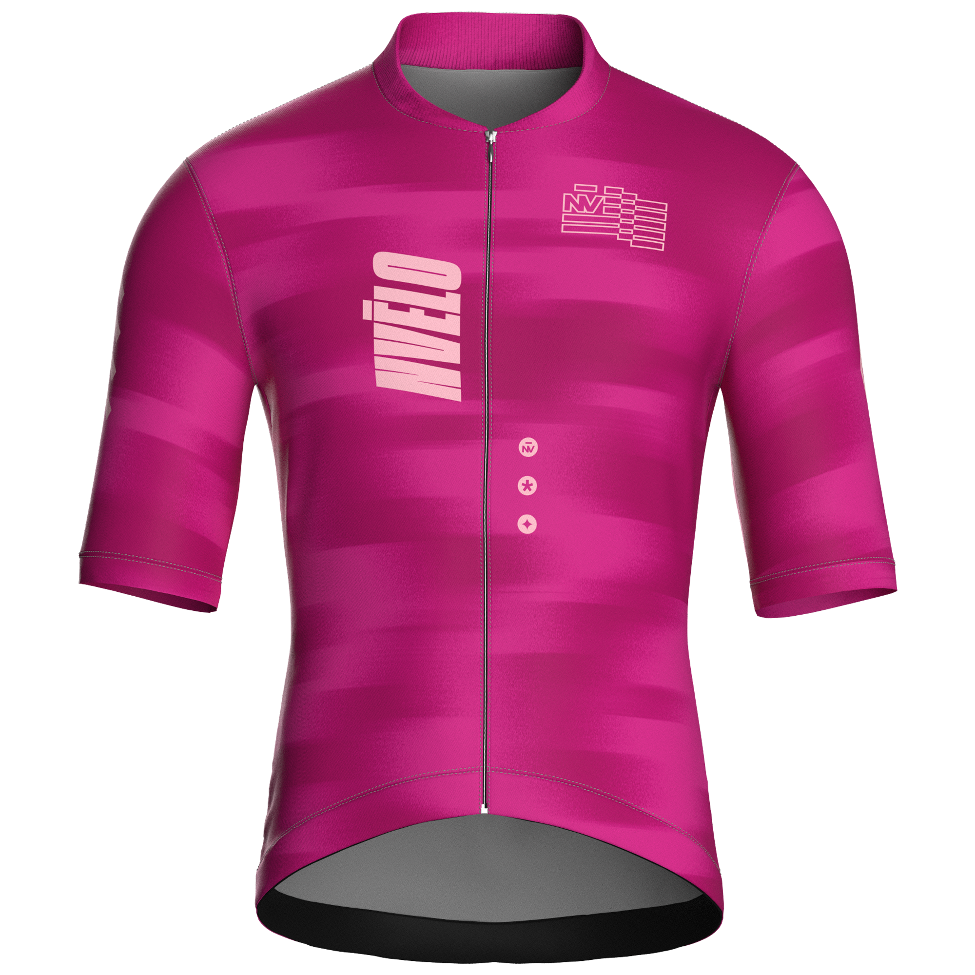 Maglia da ciclismo Volt Fuchsia a maniche corte, vestibilità da gara