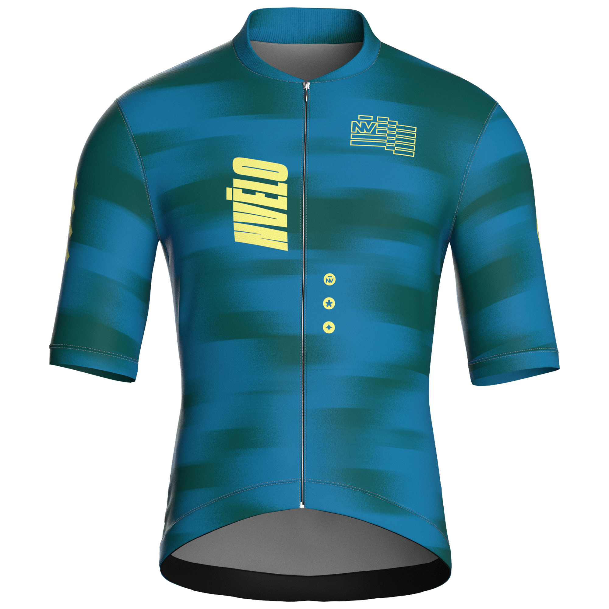 Maglia da ciclismo Volt Teal – Manica corta, vestibilità da gara