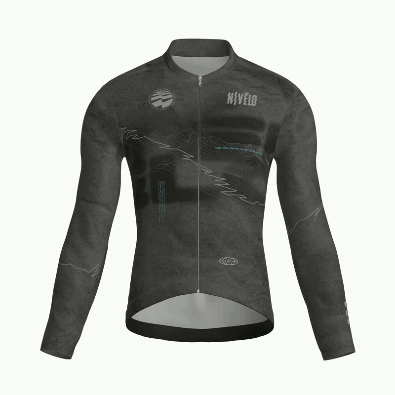 Maglia da ciclismo Summit Basalt a maniche lunghe, vestibilità da gara